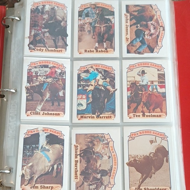 1991 Rodeo America Pro Rodeo Cards 45-Card Lot Special Limited Edition