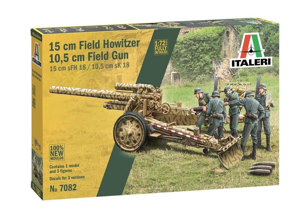 Italeri IT7082 1/72 World War II German Forces 5.9 inches (15 cm) sFH 18