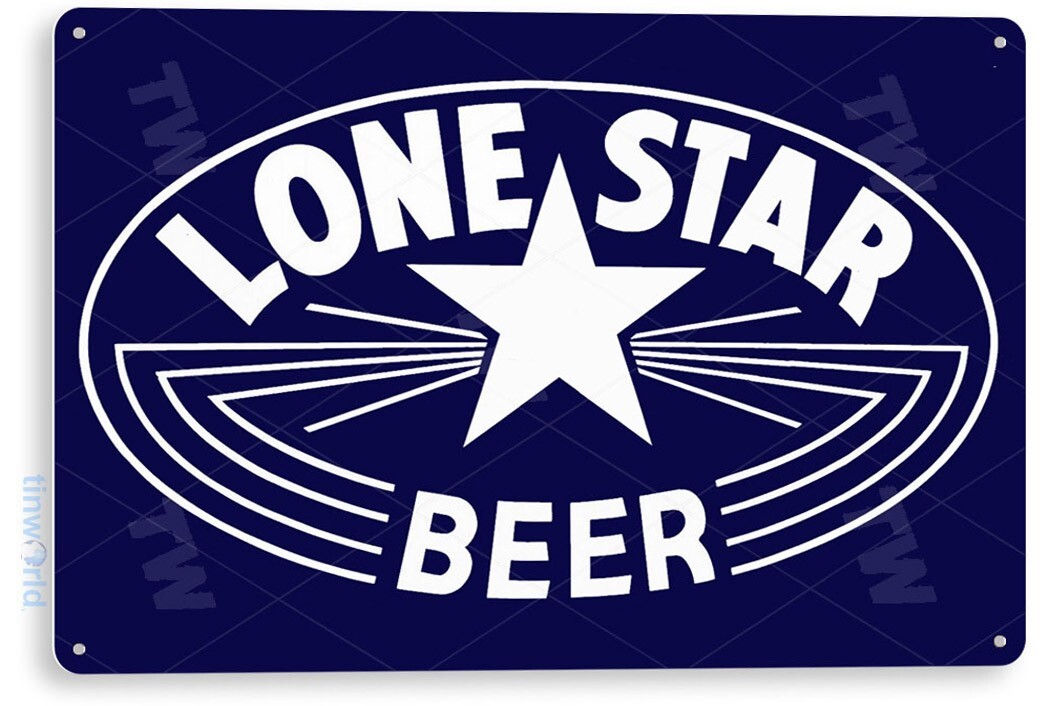 TIN SIGN Lone Star Beer Sign Retro Bar Pub Beer Shop Store Cave A108