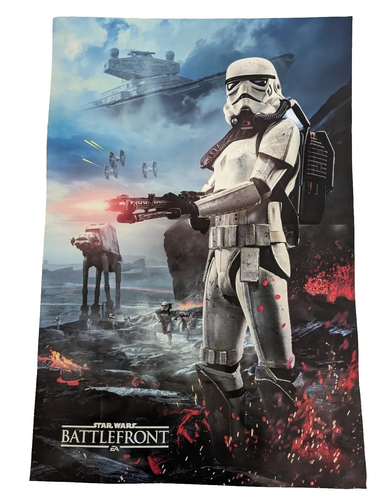 Star Wars Battlefront Video Game Double Sided Promo Poster EA 