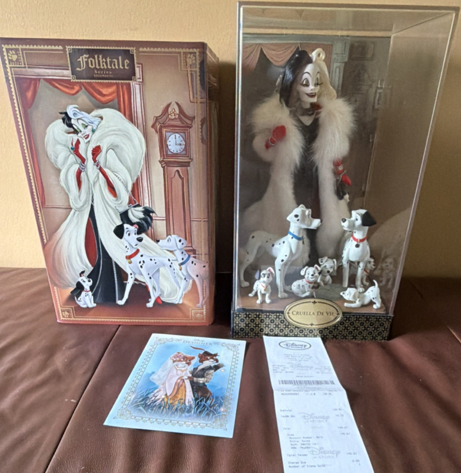 Disney Cruella de Vil, Pongo, Perdita & Puppies Limited Edition Collectible