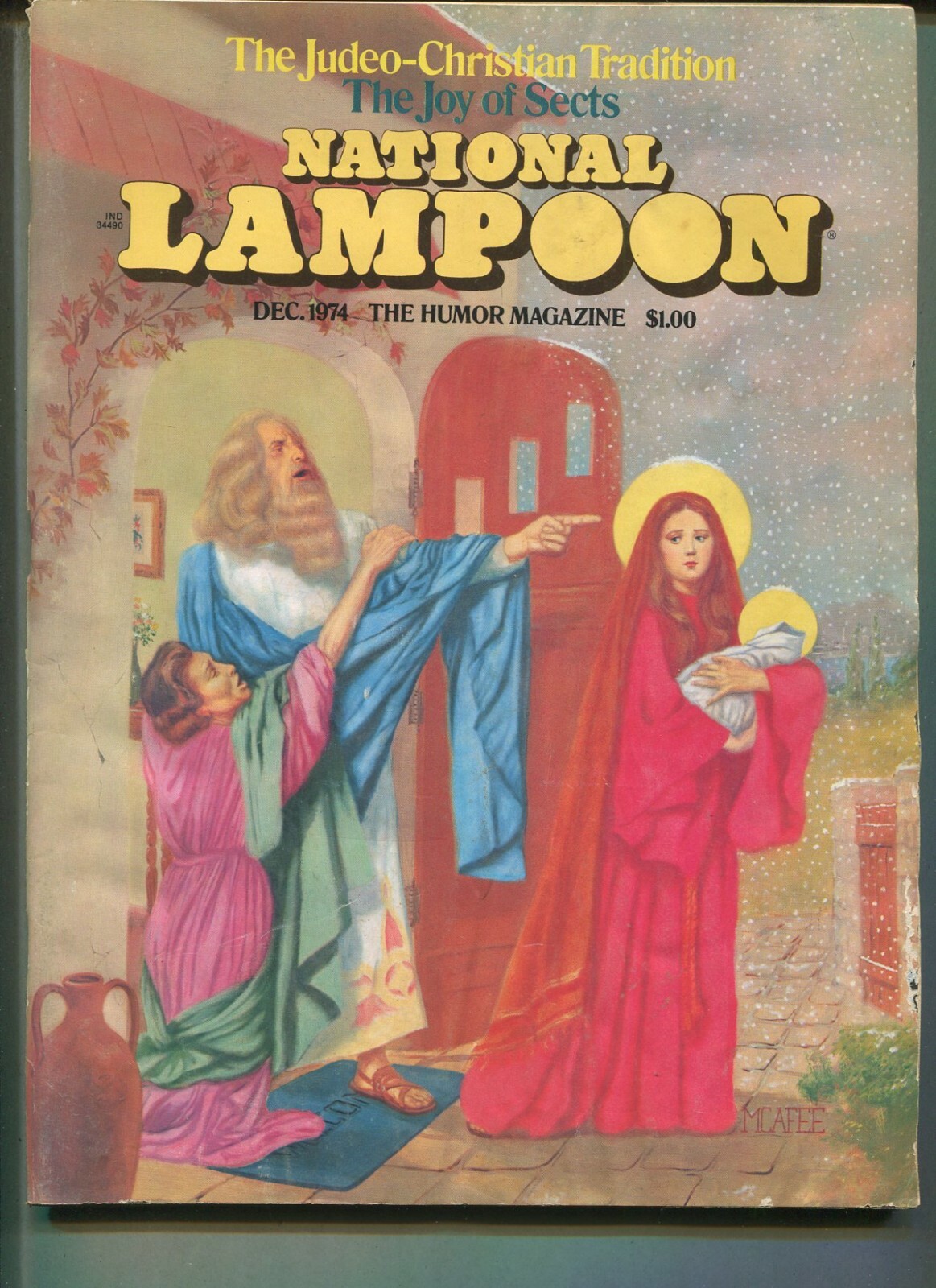National Lampoon- The Joy Of Sects Dec.1974 #57   EB19