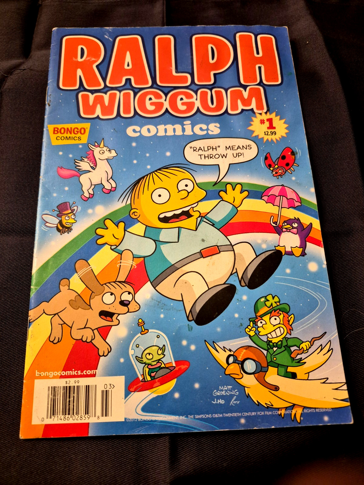 Ralph Wiggum Comics #1 Bongo Comics 2012 Good condition