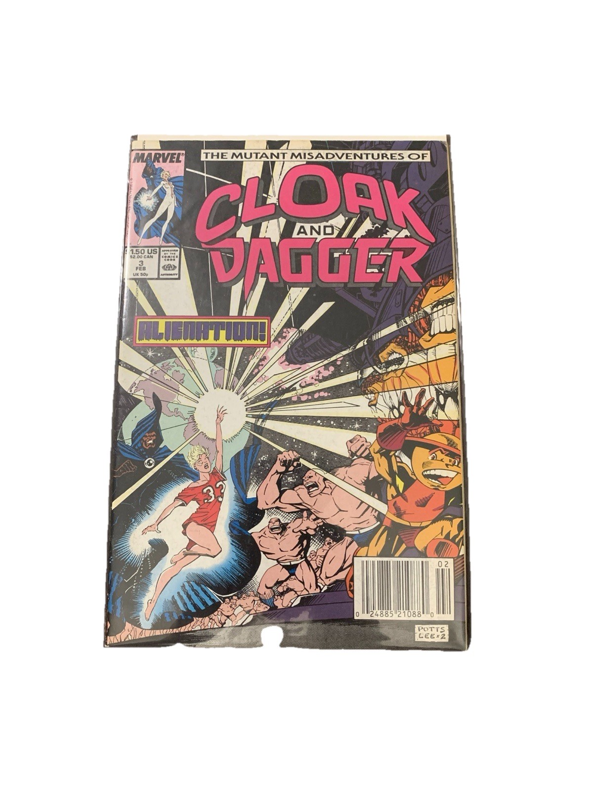 The Mutant Misadventures of Cloak and Dagger #3 (Marvel Comics February 1989)NM