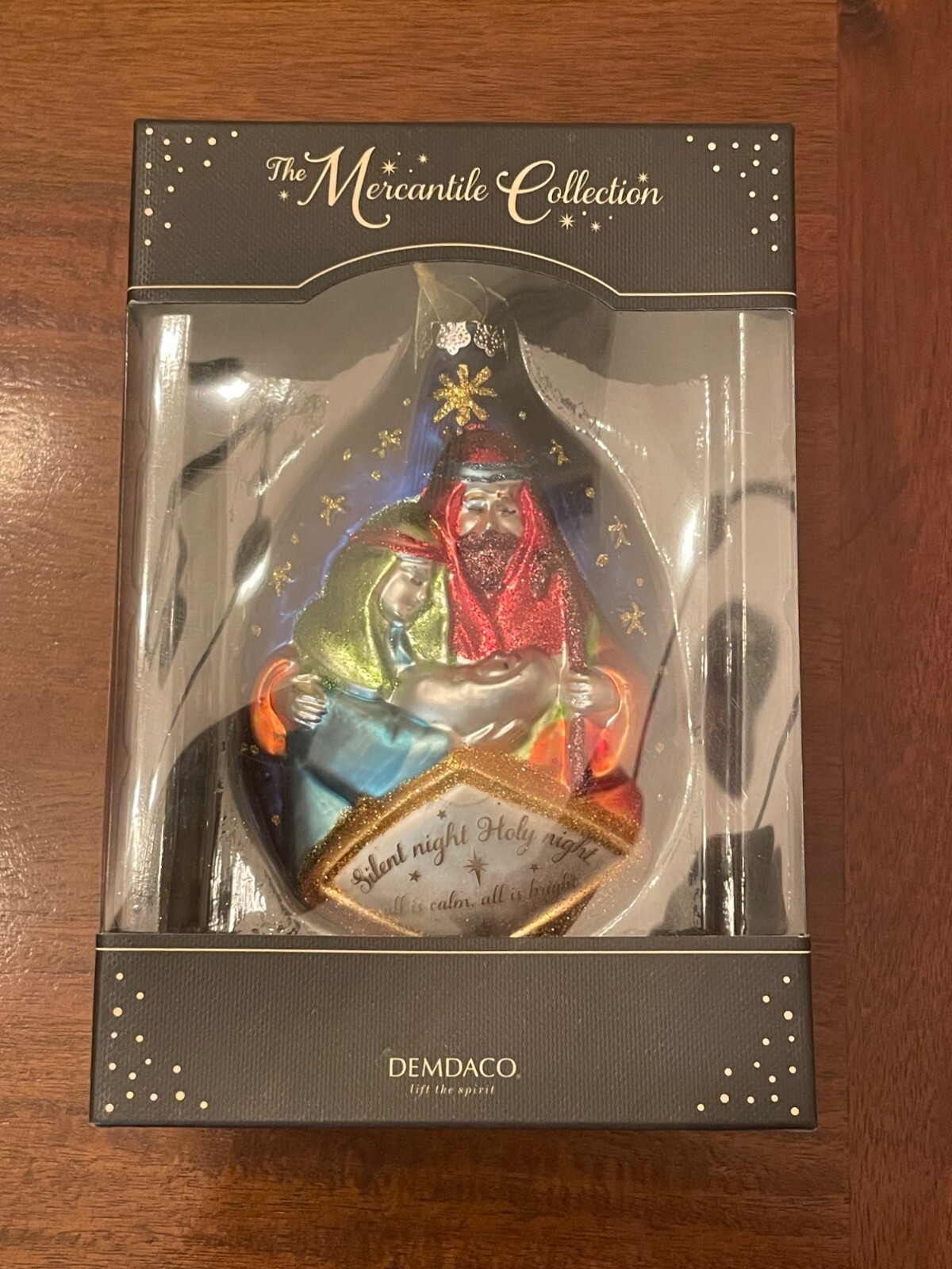 Demdaco Lift The Spirit The Mercantile Collection Christmas Ornament Nativity