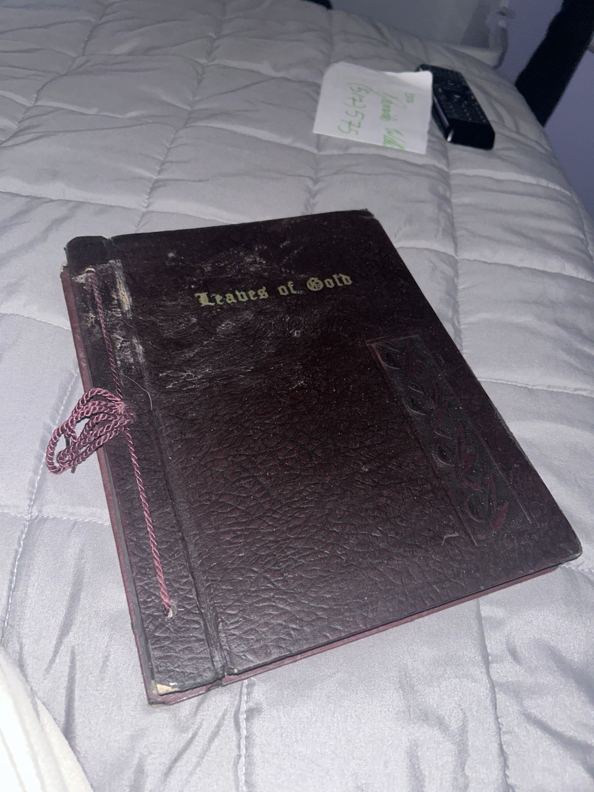 Leaves of Gold: Anthology of Prayers for Personal Verse & Prose, Christian