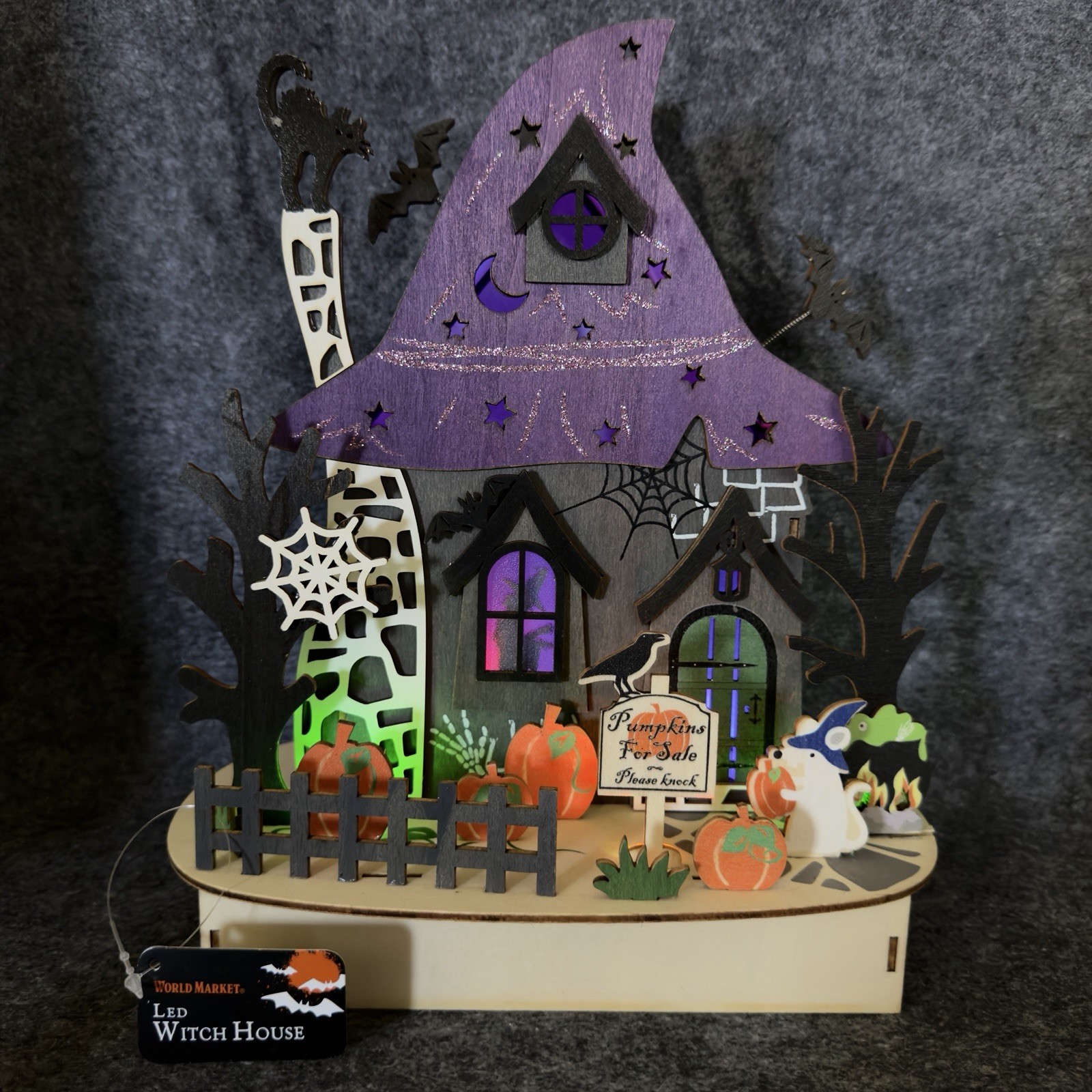 World Market Laser-Cut LED Halloween Pumpkins for Sale Haunted House MCM 2022
