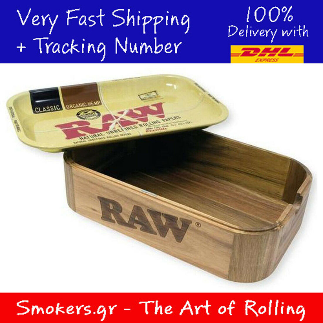 1x RAW Cache Box + GIFT 10x RAW KS Papers