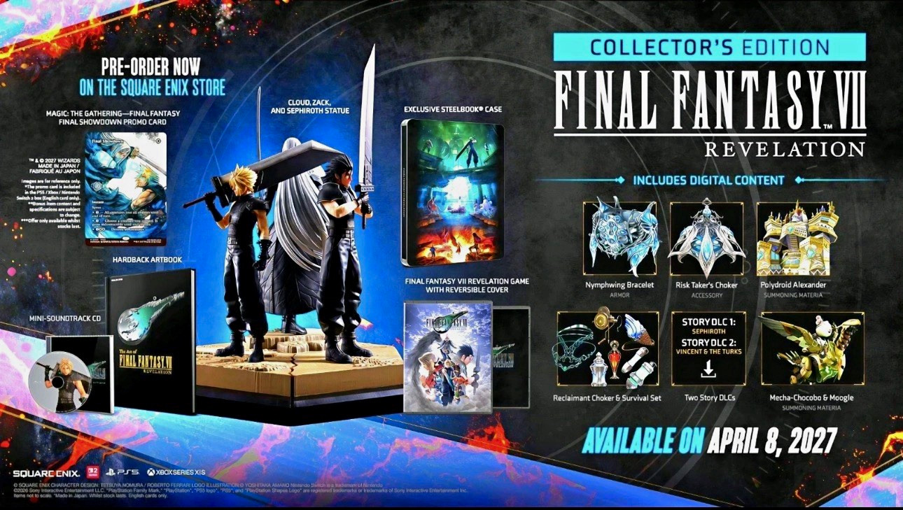 Final Fantasy VII Revelation PS5 Collector's Edition