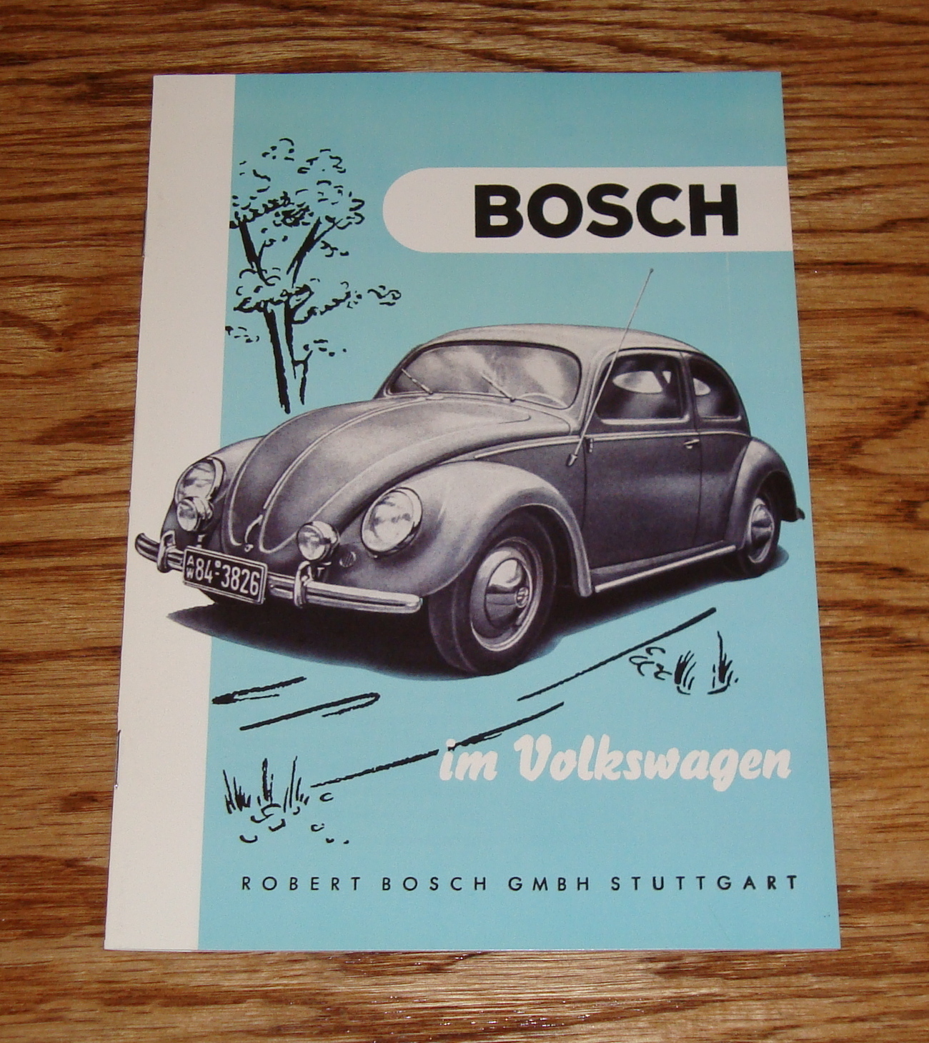 1952 Volkswagen Bosch German Sales Brochure 52 VW