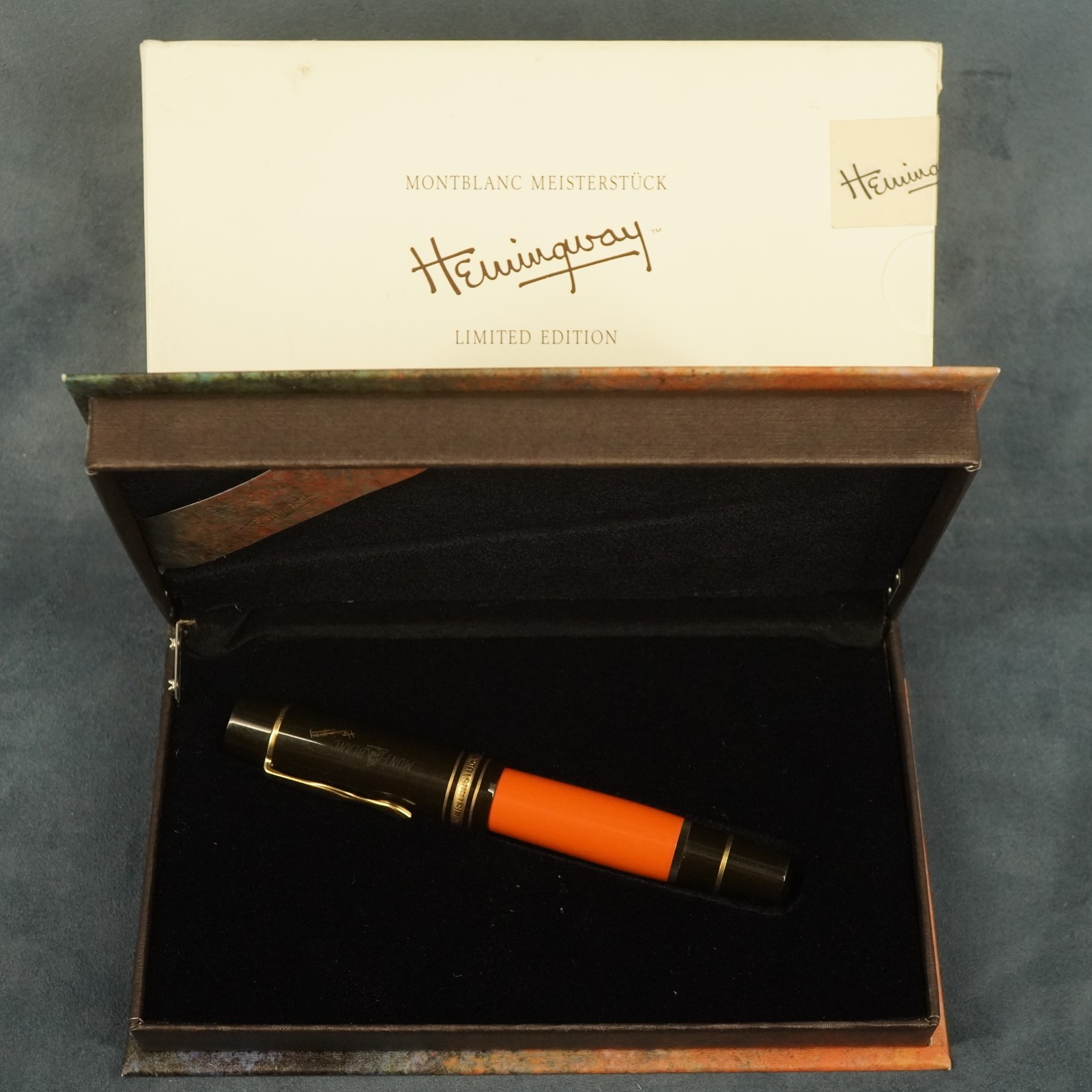 Montblanc Meisterstuck Ernest Hemingway Ltd. Ed. Fountain Pen w/18k Nib Size F