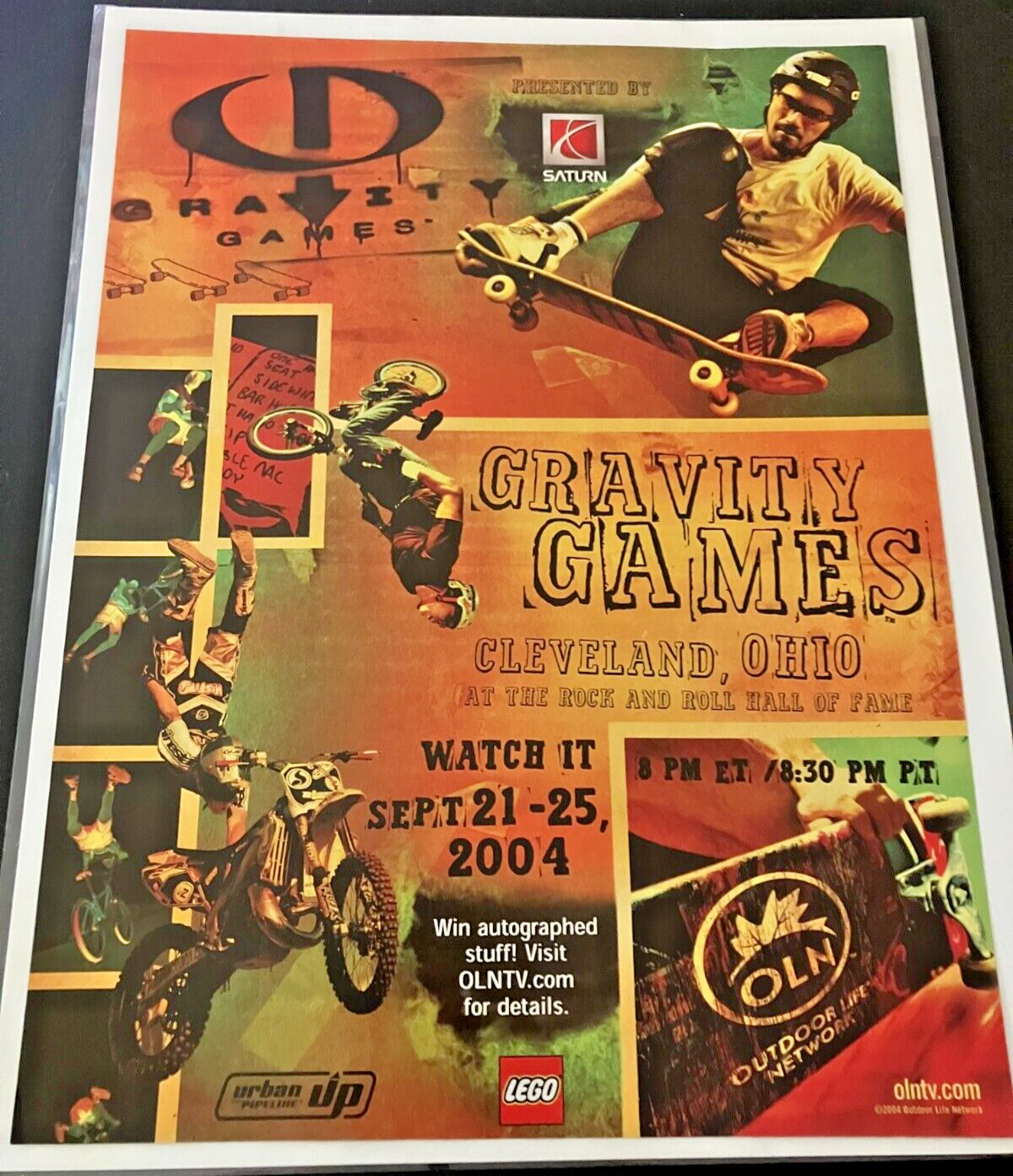 Gravity Games with Bob Burnquist / Cleveland, Ohio - 2004 Print Ad / Wall Art