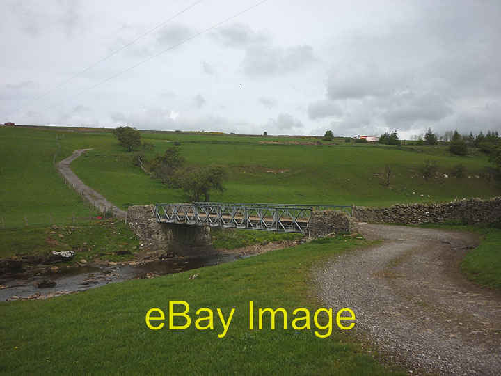 Photo 6x4 Bailey bridge at West Charity Farm Gilmonby The access track fo c2017