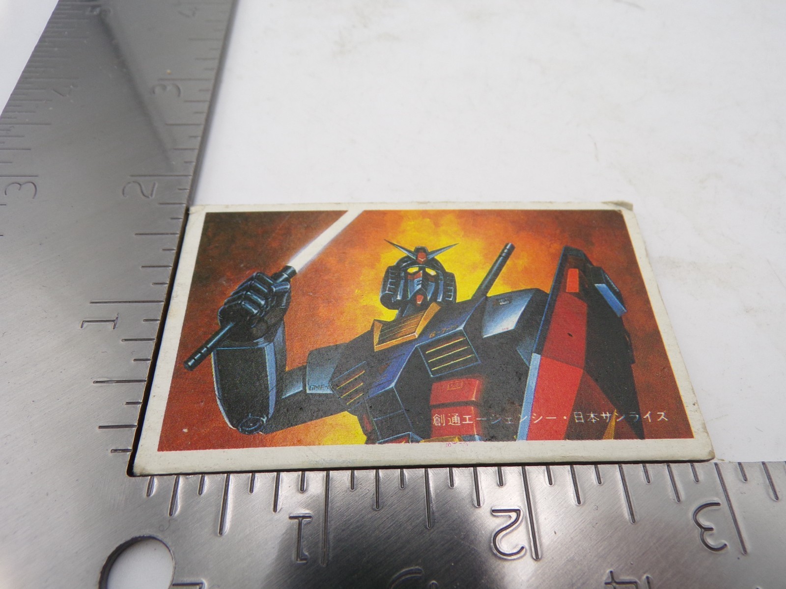 Vintage 80\'s Menko Gundam Japanese Animation Trading Card Robotech Battletech 23