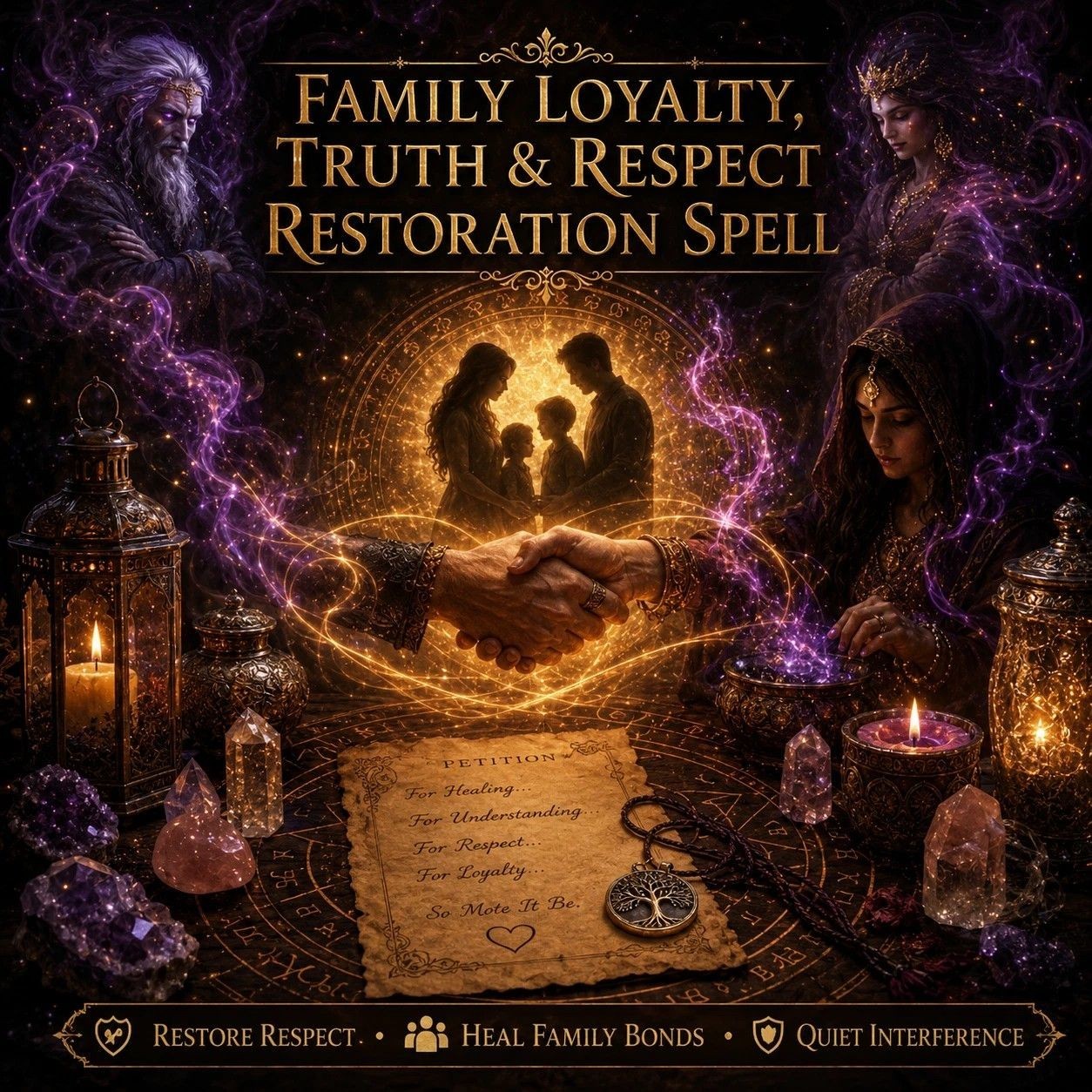 Powerful Family Loyalty Spell | Restore Respect, & Truth | Family Healing Ritual