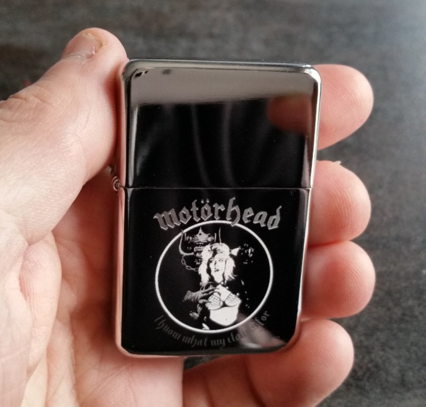Motorhead Fan Art Engraved Lighter With Gift Box FREE ENGRAVING