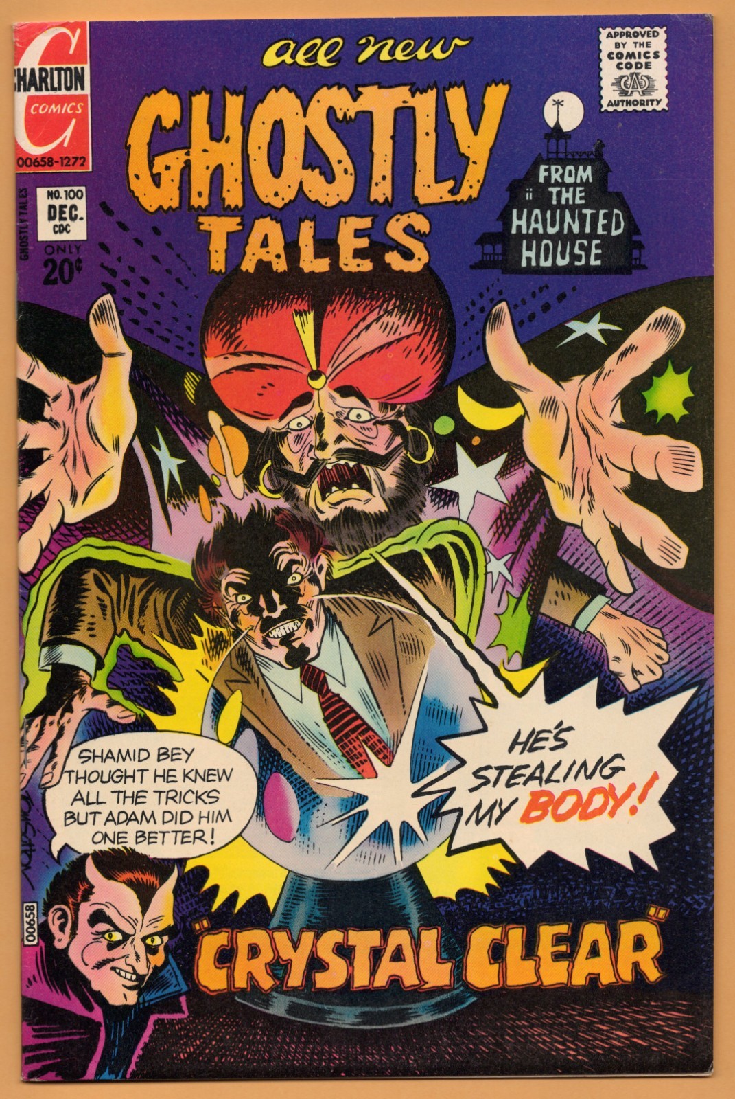 GHOSTLY TALES # 100    9.0  VERY FINE / NEAR MINT        TOM SUTTON ART