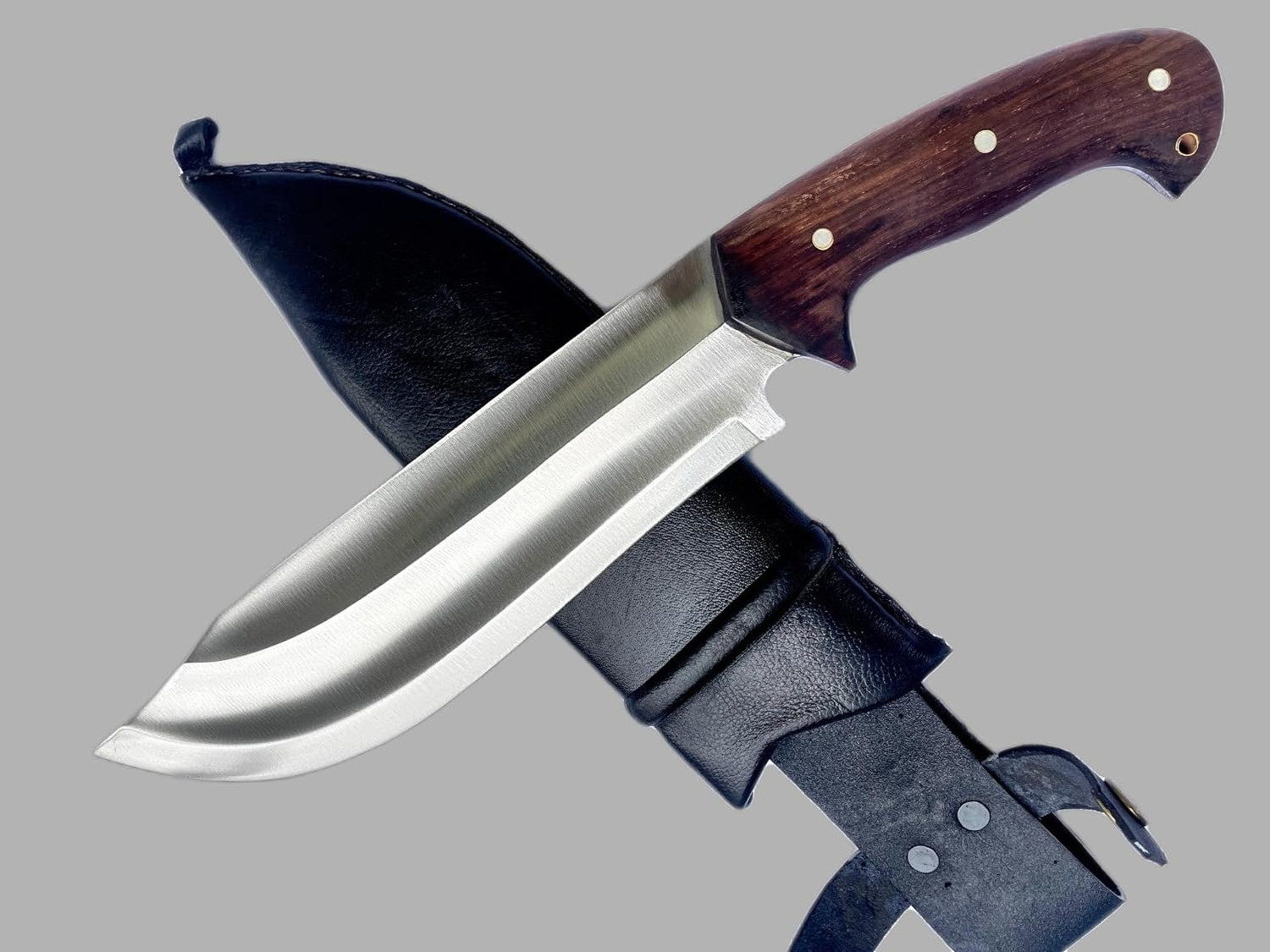 Custom Handmade Designer Bowie Knife, 10 inch, 5160 steel, KHHI-dbad Preacher