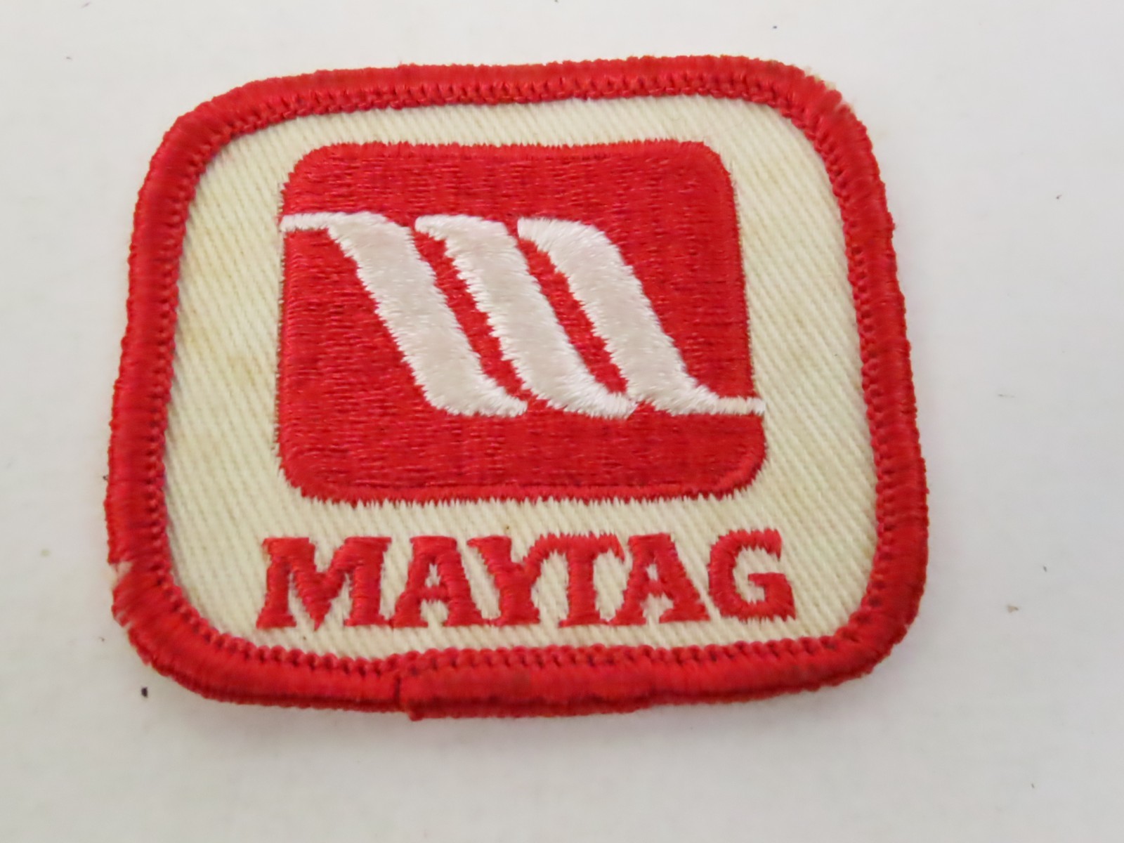 Vintage Maytag Patch Washing Machine Appliance Logo