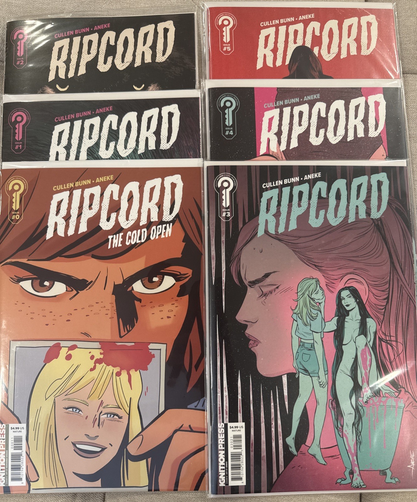Ignition Press RIPCORD Comics Full Set #0,1,2,3,4,5 Cold Open Quick Ship