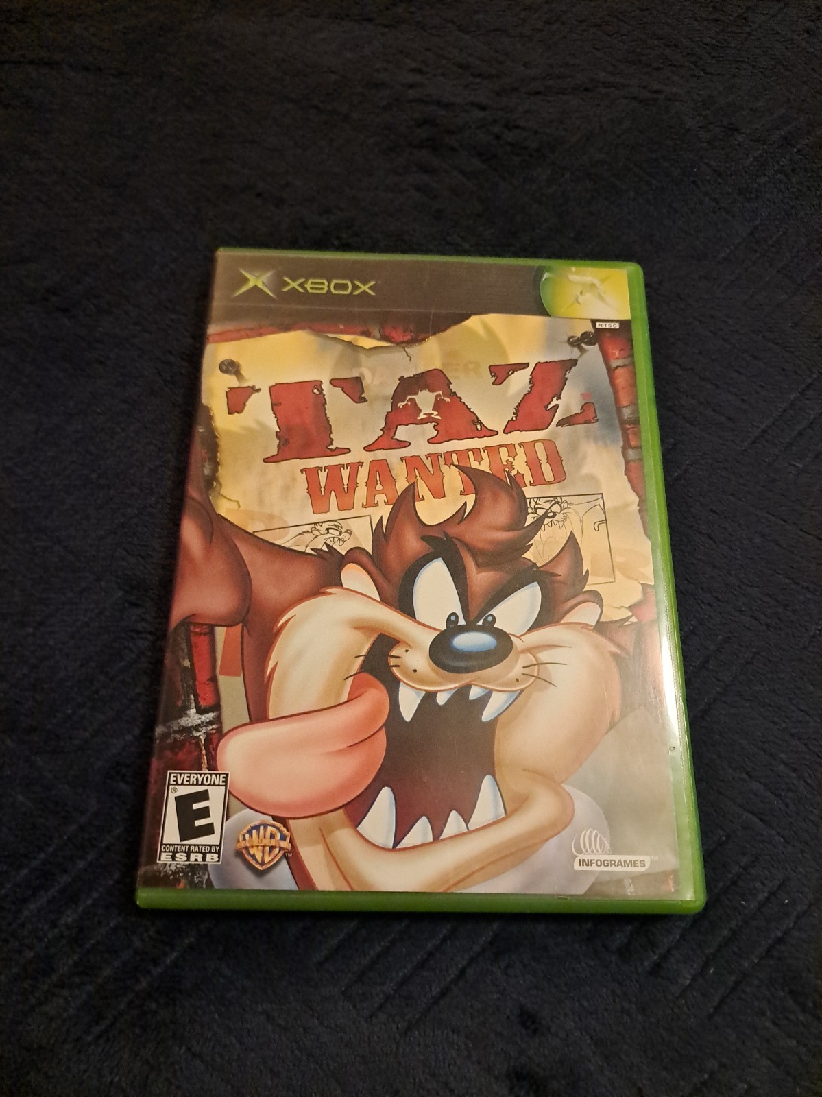 Taz : Wanted ( Microsoft Xbox 2002 ) CIB with Manual