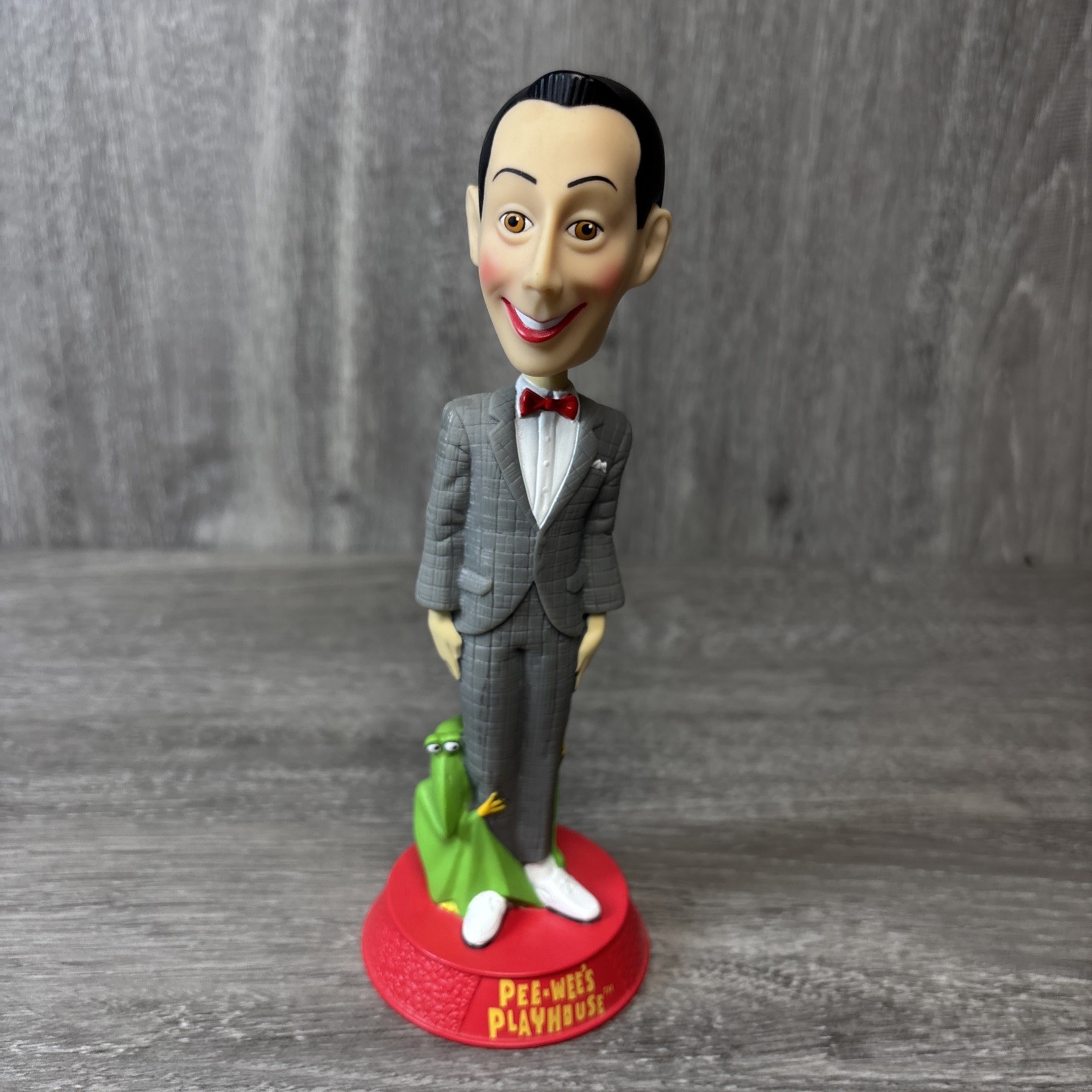 2000 Peewee Herman Bobble Head Plastic Statue Figure Pee Wee Playhouse