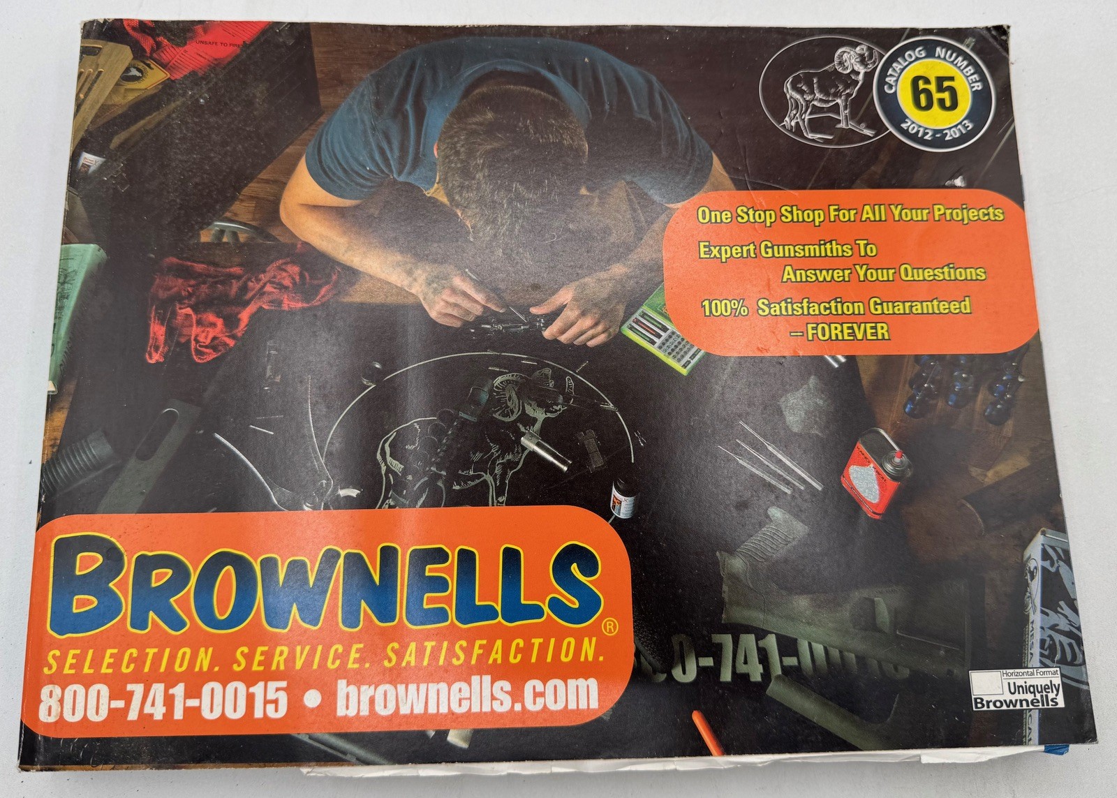 Brownells Catalog No. 65 2012-2013 Gunsmith Gun Parts AR-15 M16 Reference Book