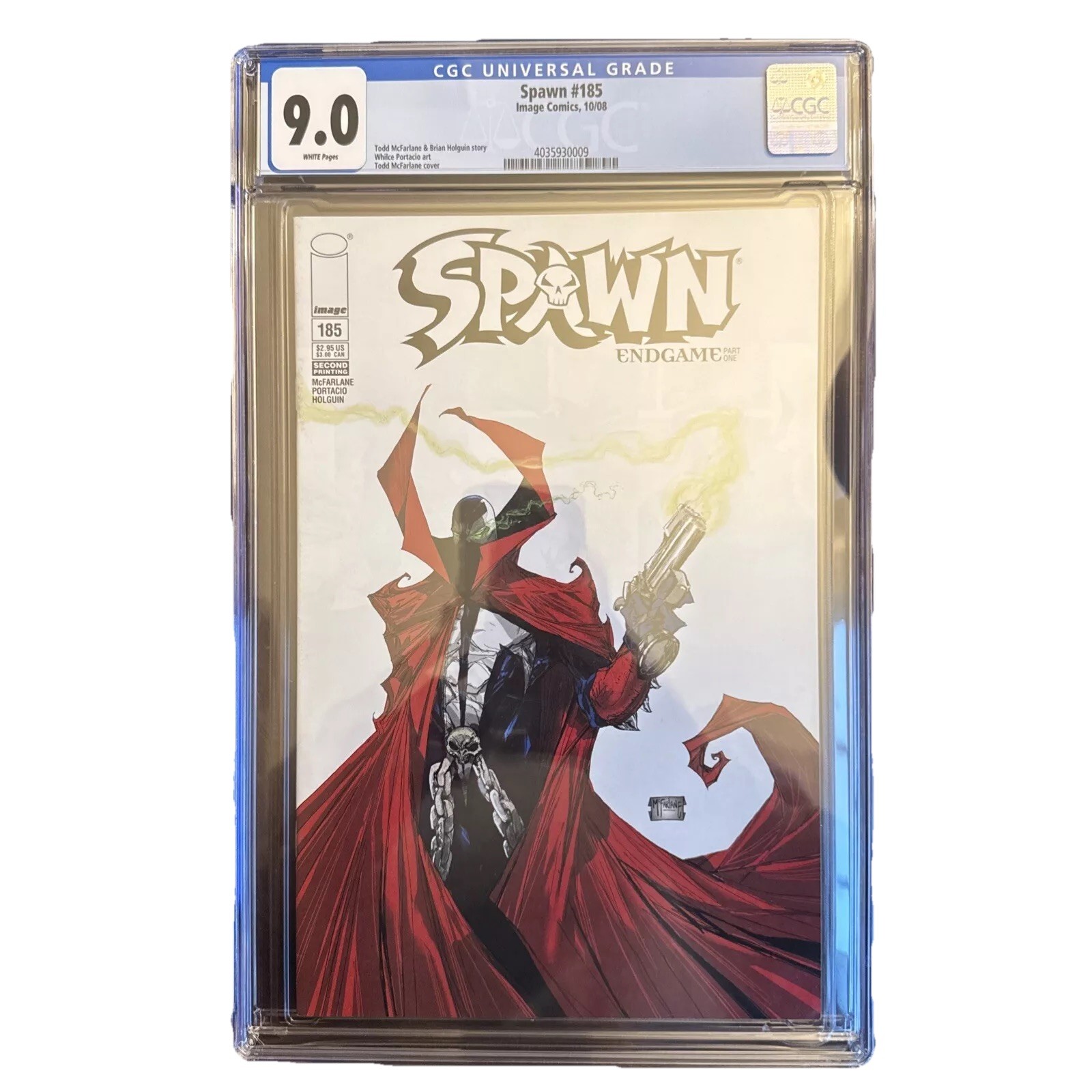 Spawn #185A McFarlane CGC 9.0 2008 MINT CHEAP PRICE