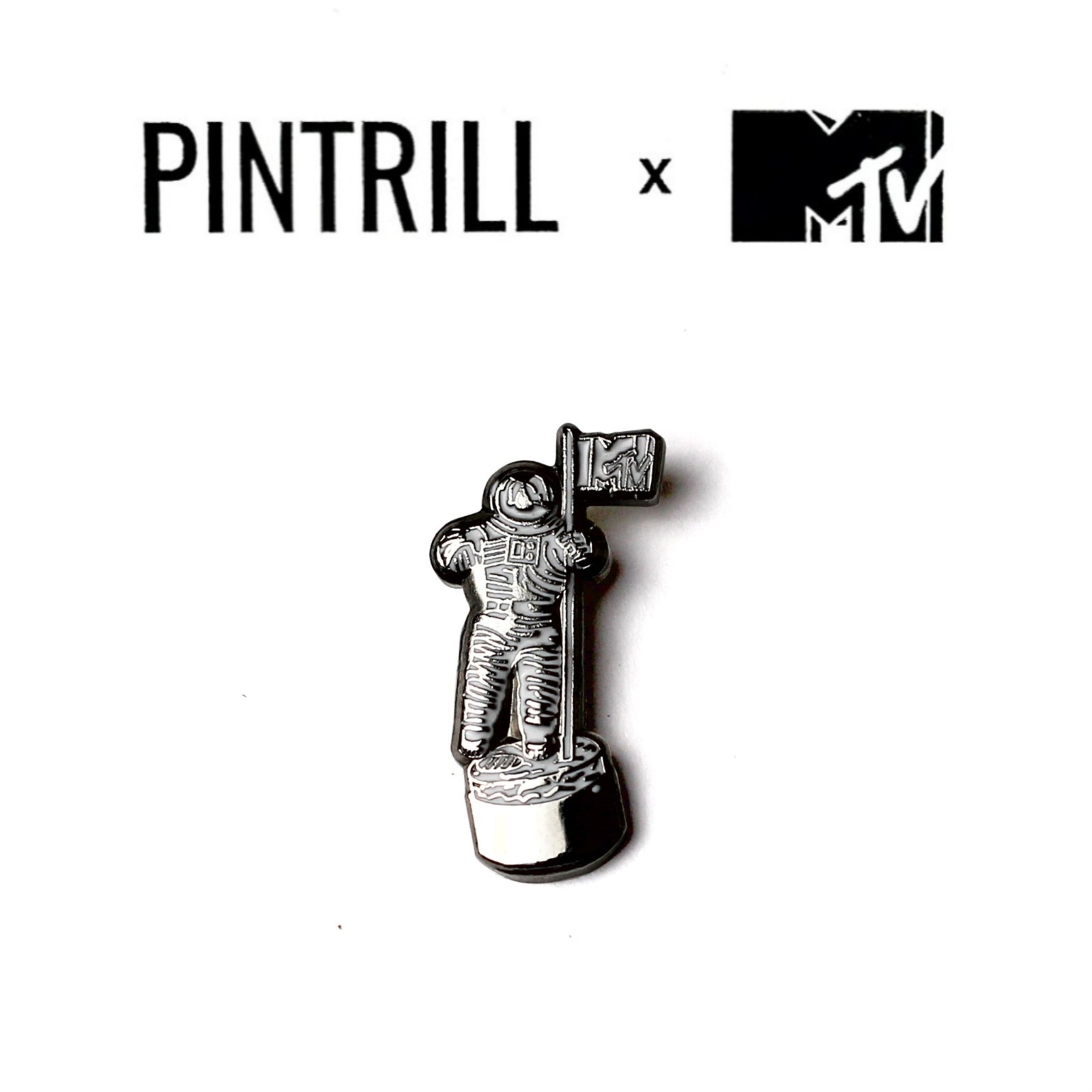 ⚡RARE⚡ PINTRILL x MTV VIDEO MUSIC AWARDS MTV MOON MAN AWARD PIN *BRAND NEW* 🎵🎸