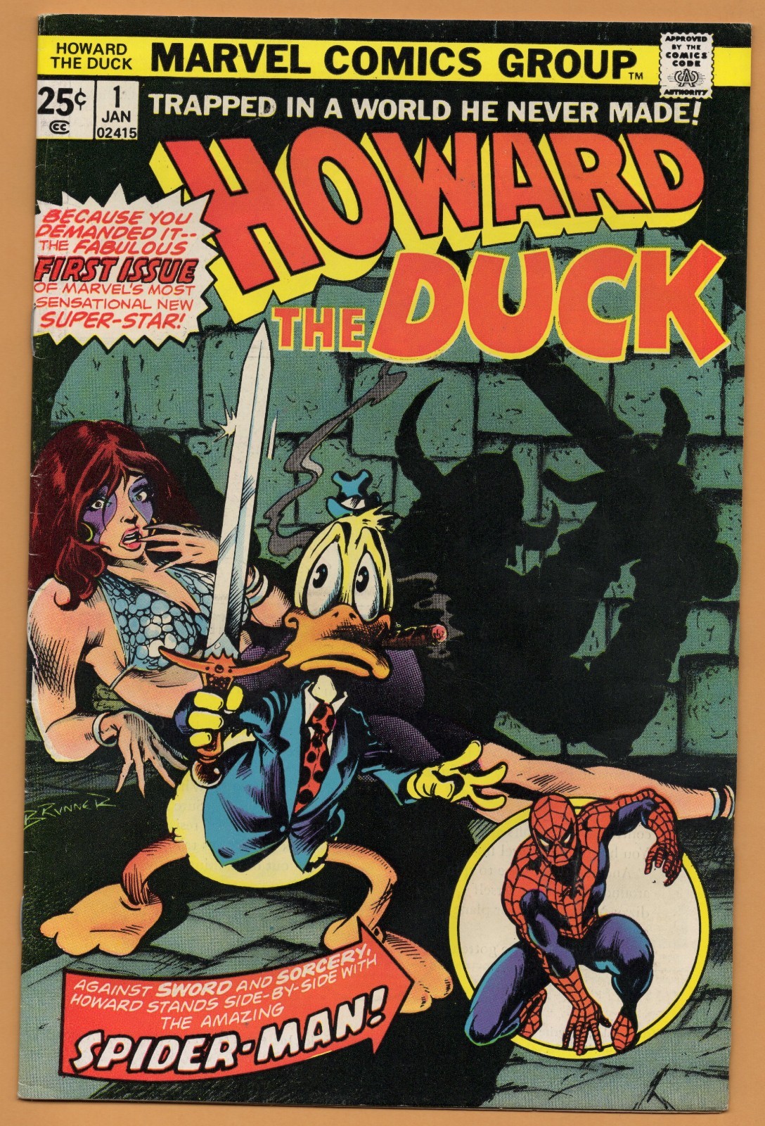 HOWARD THE DUCK  # 1    9.0   VERY FINE / NEAR MINT