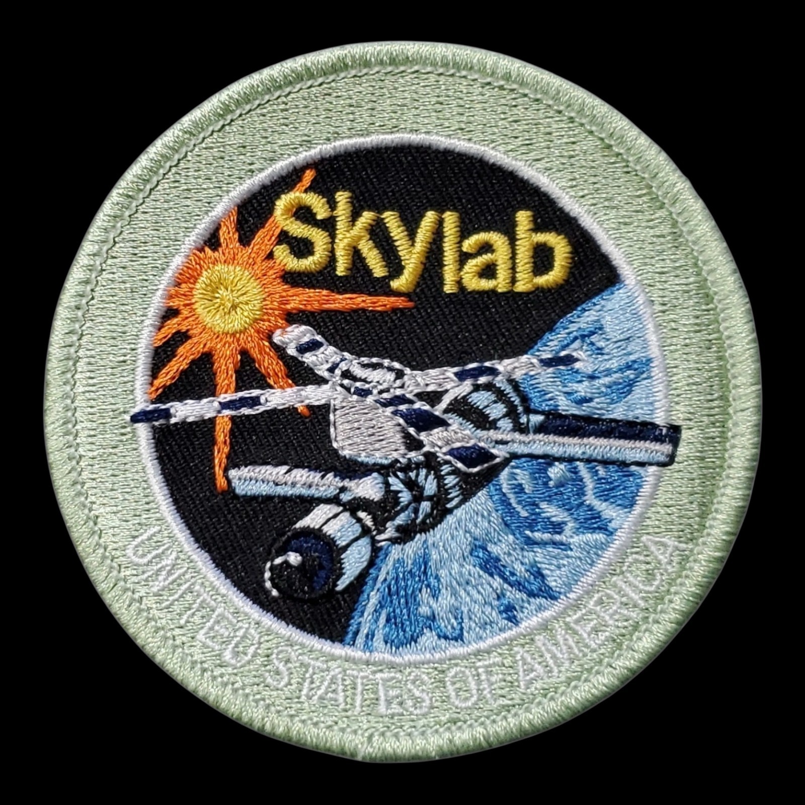 Vintage NASA Space Exploration Skylab Patch. Embroidered. Iron On. 3