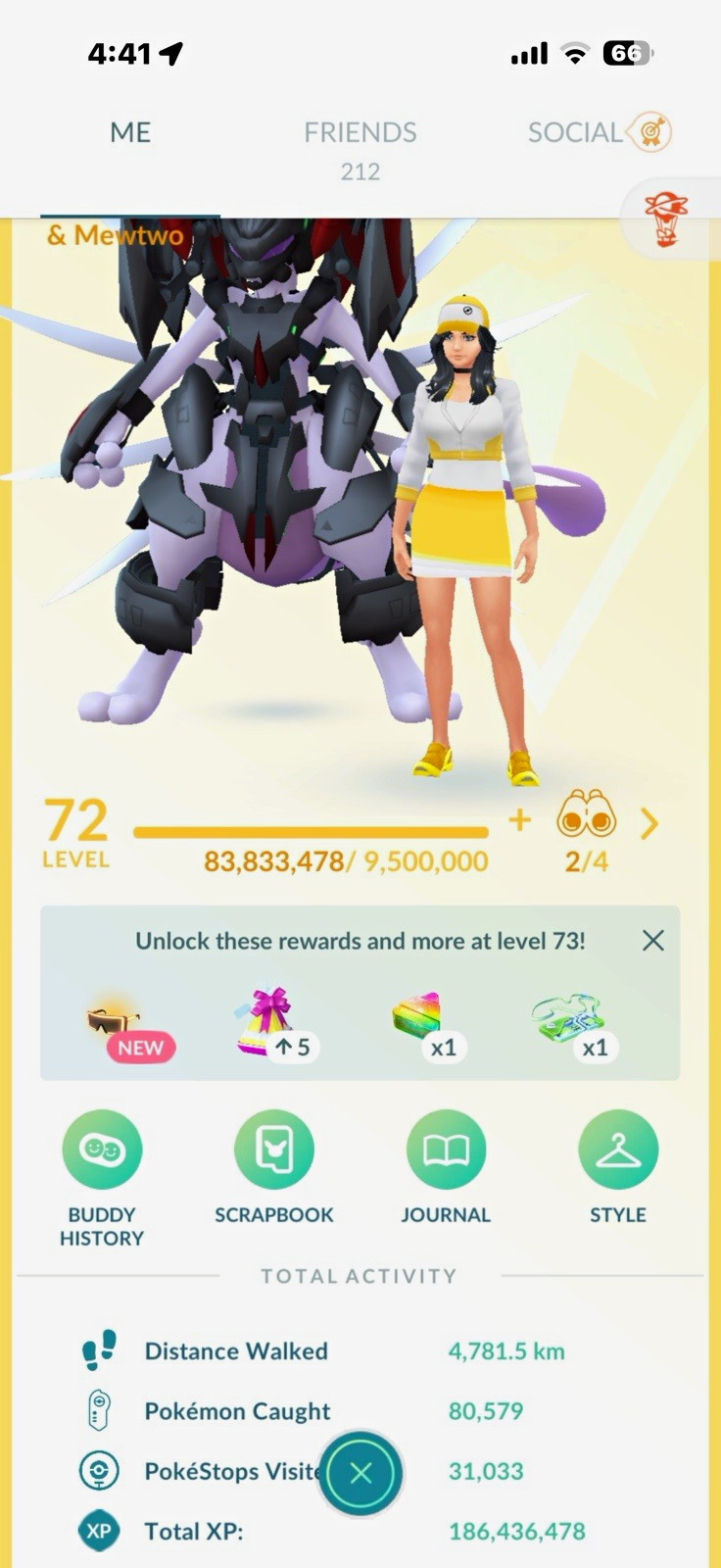 Pokémon GO Level 72