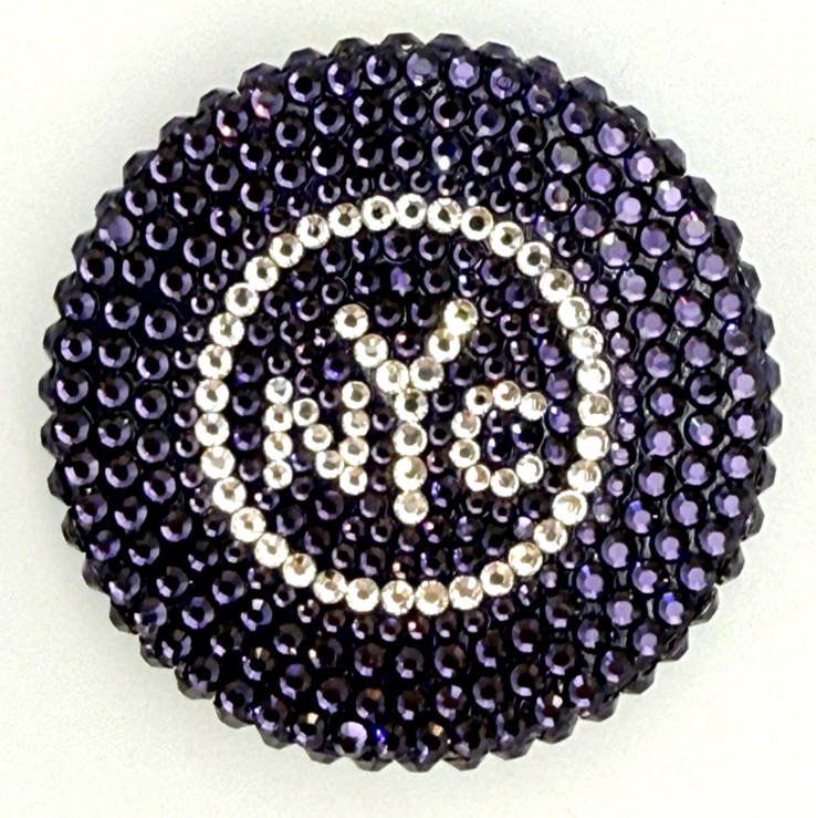 Bond No 9 The Scent of Peace Solid Perfume Token Compact Box Pouch Purple NYC