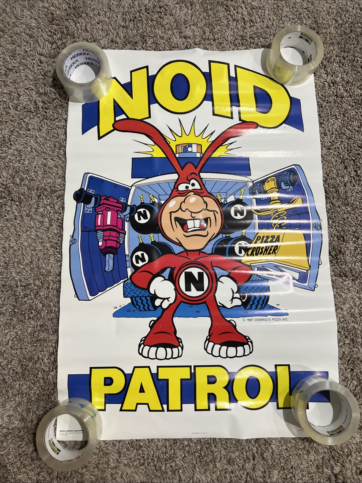 Avoid the Noid Poster 31.5”x21\