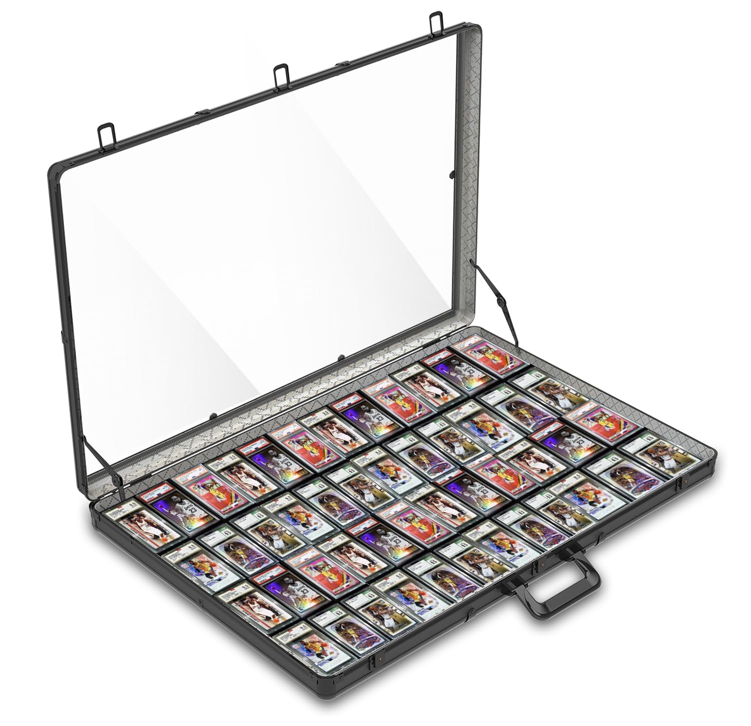 Hupsjer Card Display Case Large Aluminum 34\