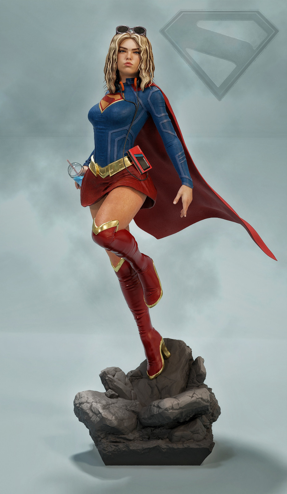 Supergirl | Milly Alcock Version | UNPAINTED | 1/6 Scale Resin Kit