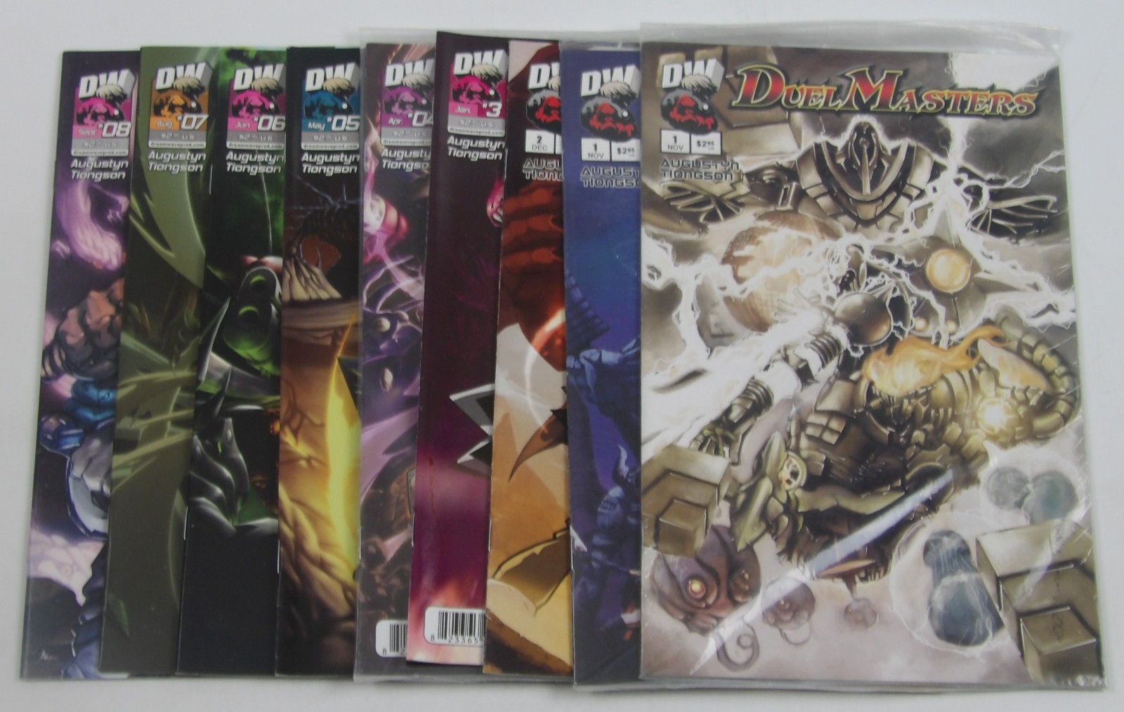 Duel Masters #1-8 VF/NM complete series + variant Brian Augustyn WOTC Dreamwave