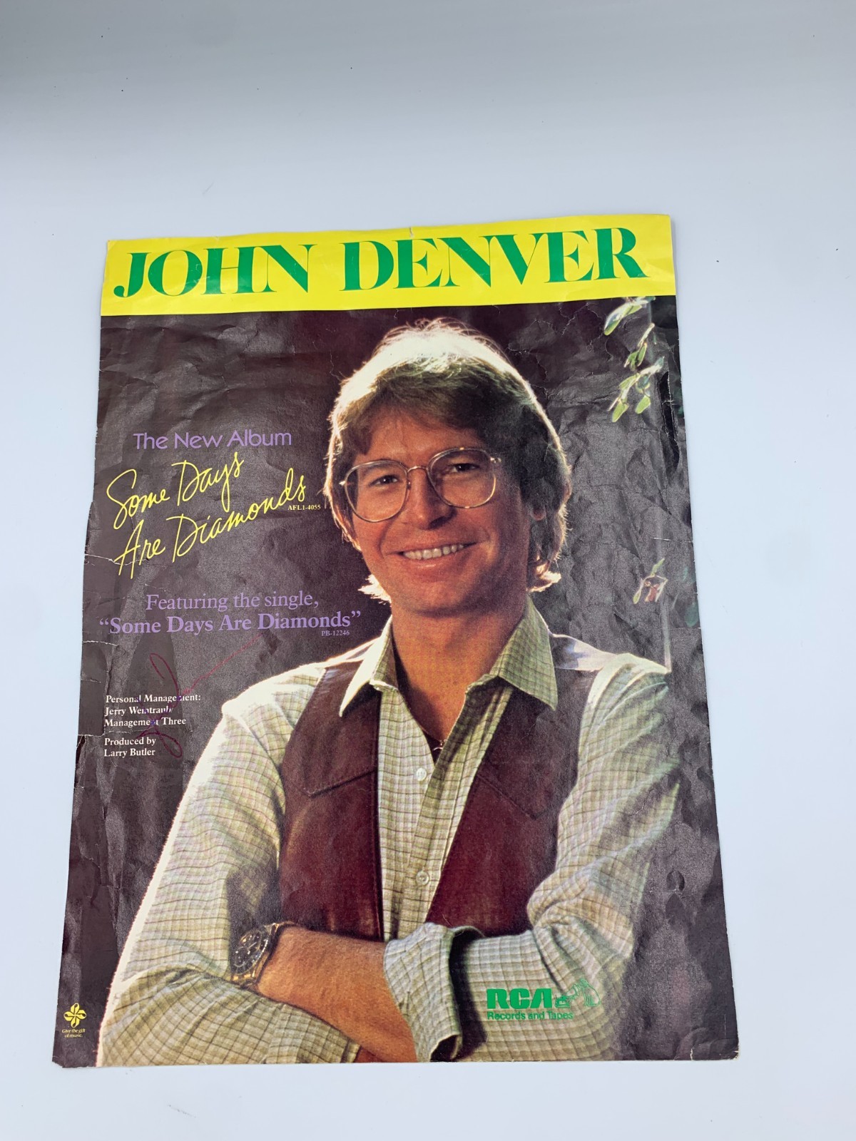 John Denver Signed 11x14 Photo Poster 