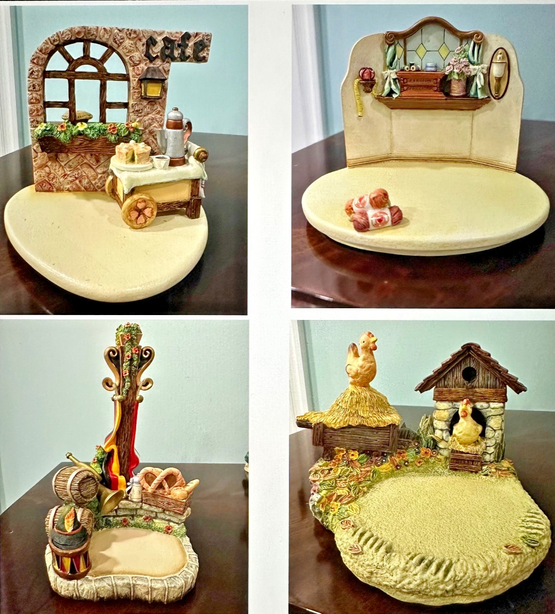 Lot of 4 Vintage Hummelscapes Collection with one EXCLUSIVE EDITION