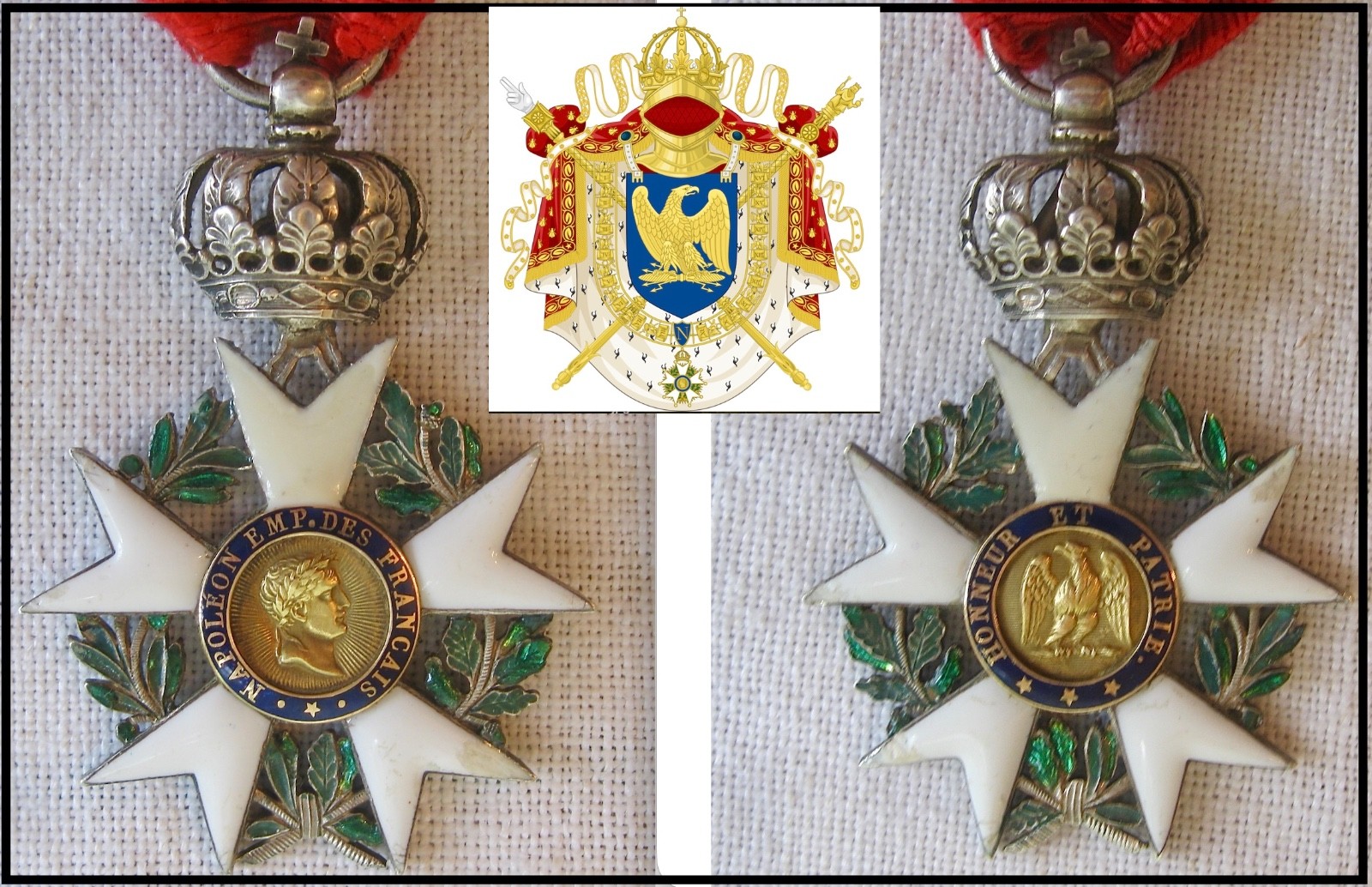 ORIGINAL NAPOLEONIC LEGION OF HONOR 1st FRENCH EMPIRE - TYPE 3 (1808-1811)