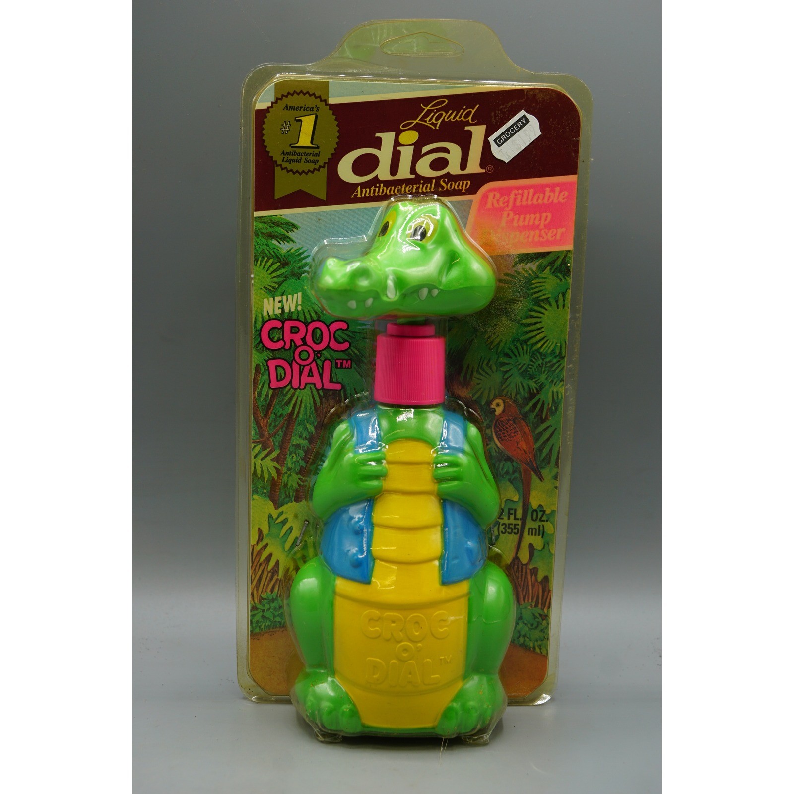 Vintage Dial Croc-O-Dial Antibacterial Liquid Soap Dispenser New Unopened 12oz