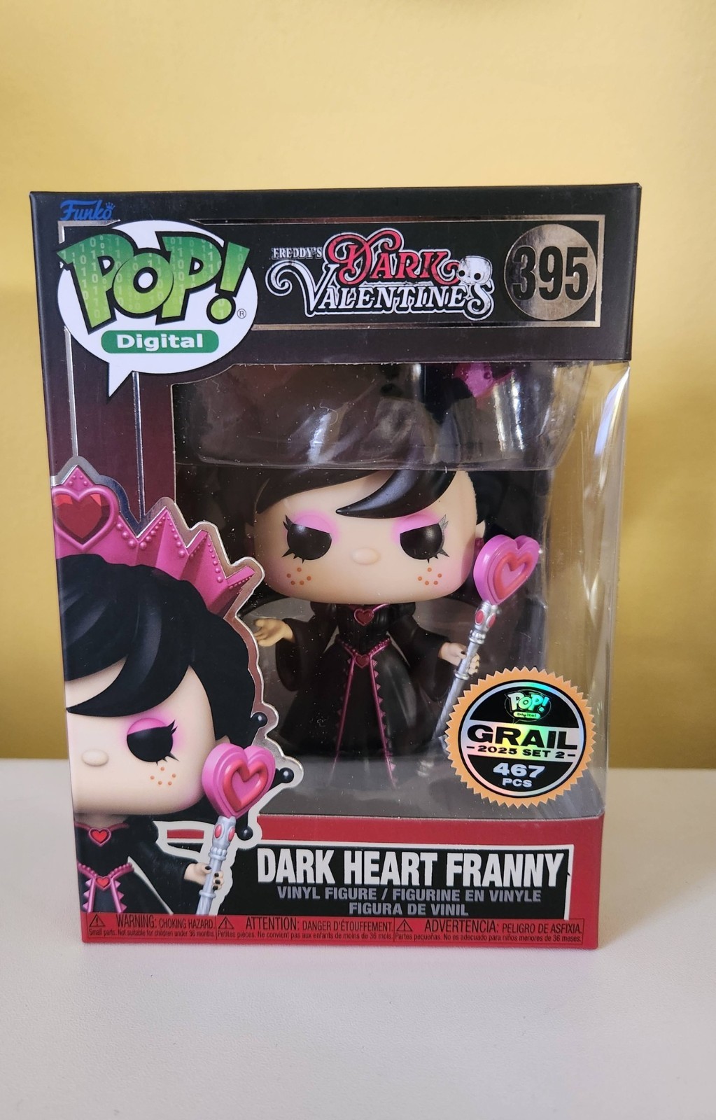 Funko Pop Digitial ~ Dark Heart Franny # 395 (Grail 467 pcs)NEW W/Protector
