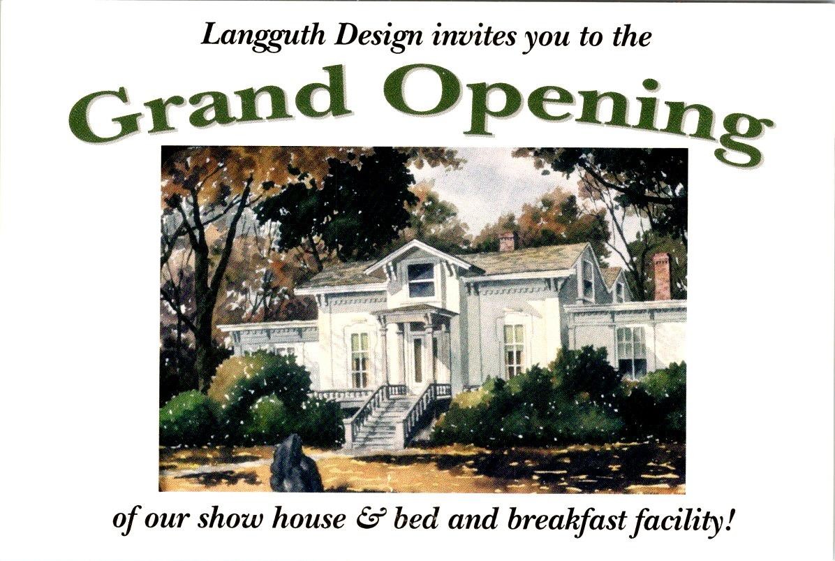 Plano, IL Illinois  THE HOMESTEAD B&B & SHOW HOUSE  Grand Opening  4X6 Postcard