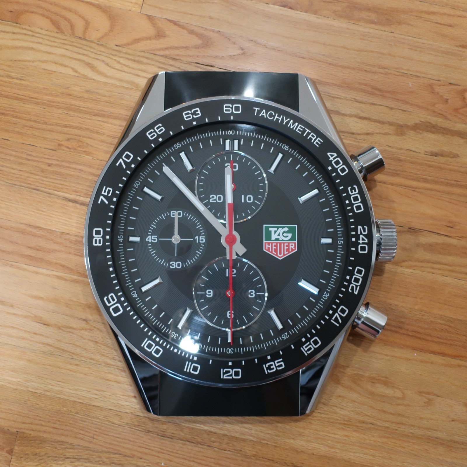 TAG HEUER Carrera GIANT WATCH Wall Clock Store Display Show Room Dealer - RARE