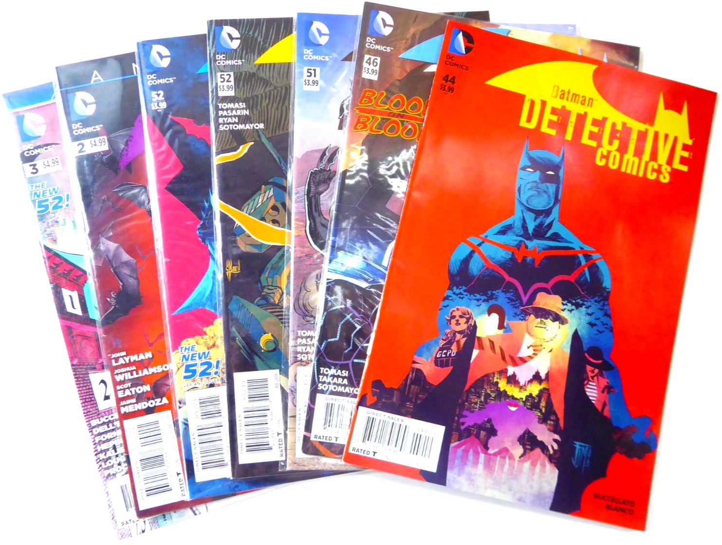DC Detective Comics (2014-16) #44 46 51 52 + Variant + Annual #2-3 Lot VF to NM