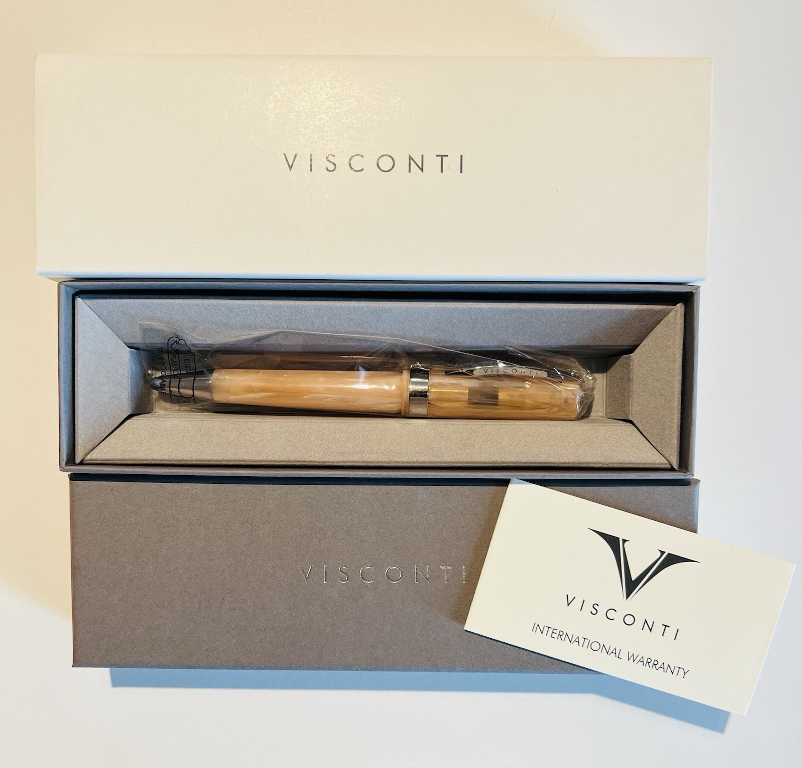 Brand New Visconti Opera Demo Carousel Pink Blush Ballpoint Pen In Original Box