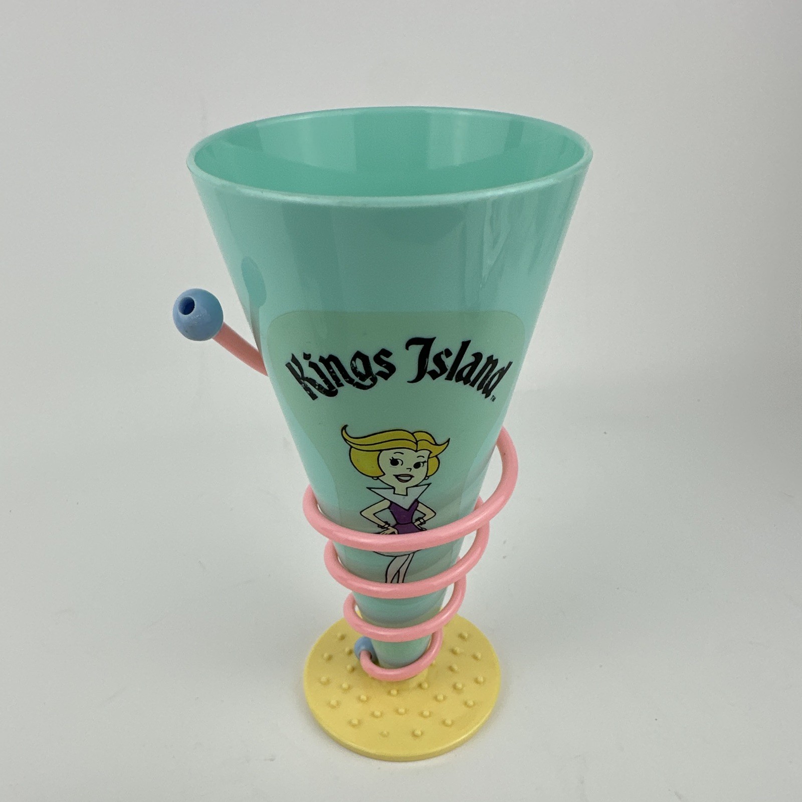 Vintage 1987 Kings Island Jane Jetson Cup Holder Hanna Barbera Jetsons Rare