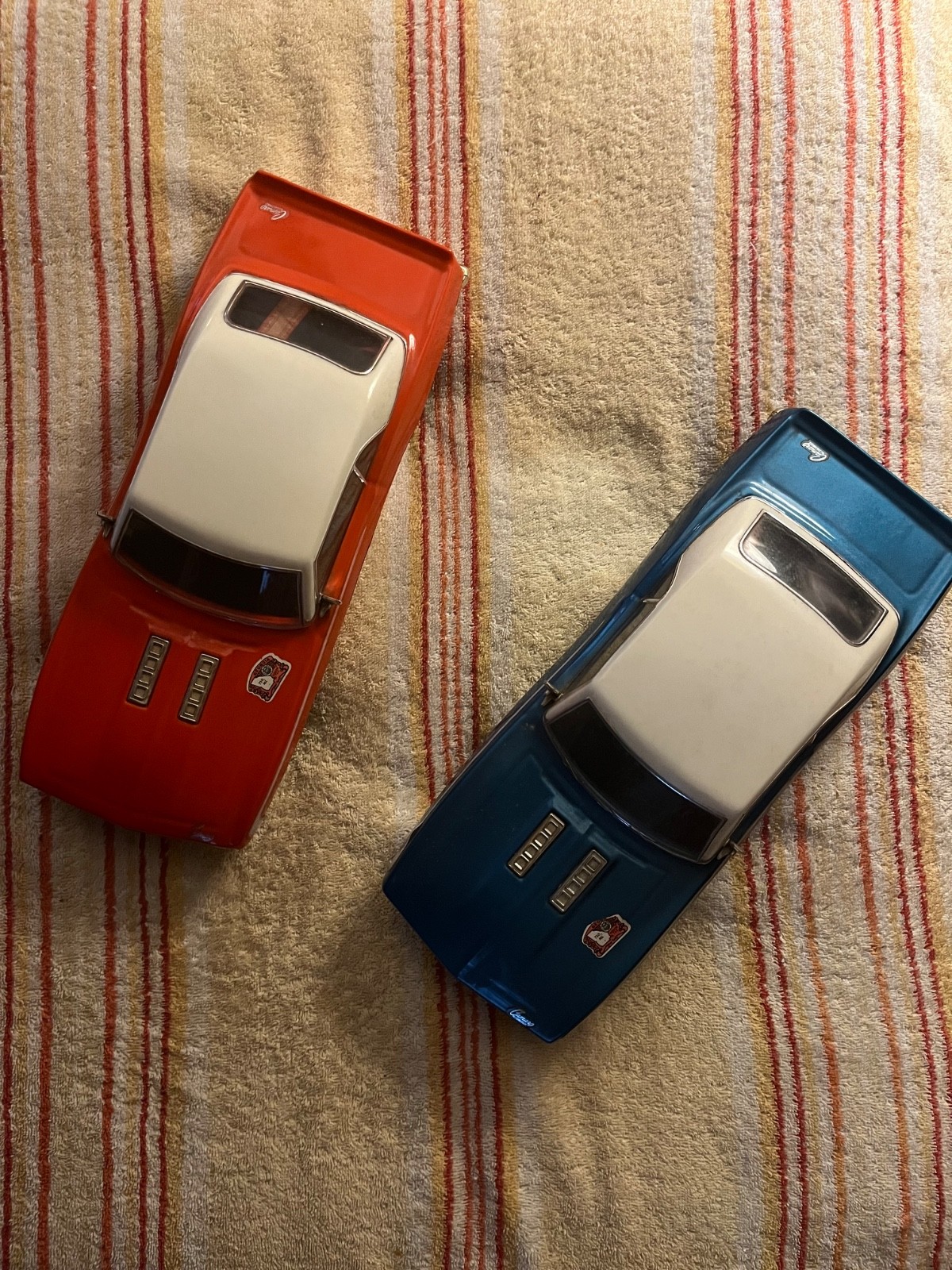 Jim Beam Ceramic Decanters 1969 Camaros