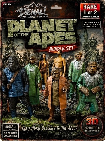 Rare LIMITED 1969 Planet of the Apes 3D Set,  Diorama & Free Mystery Gift 🎁