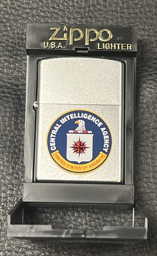 BRAND NEW CIA - Central Intelligence Agency ZIPPO Lighter UNFIRED 
